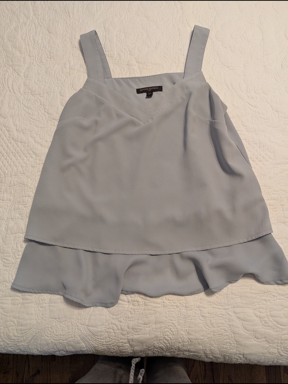 Banana Republic Light Blue Double-Layer Camisole